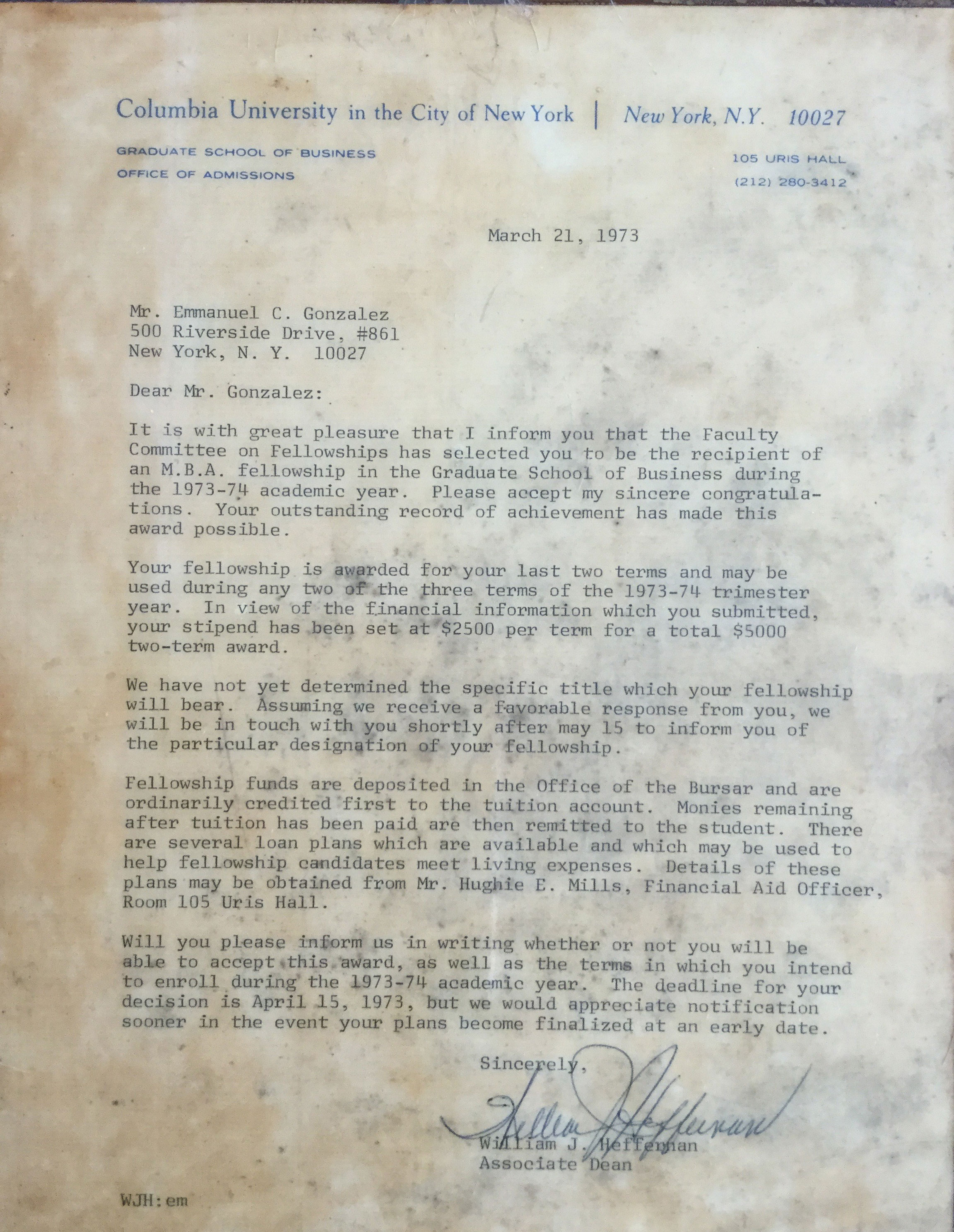 Columbia University Diploma
