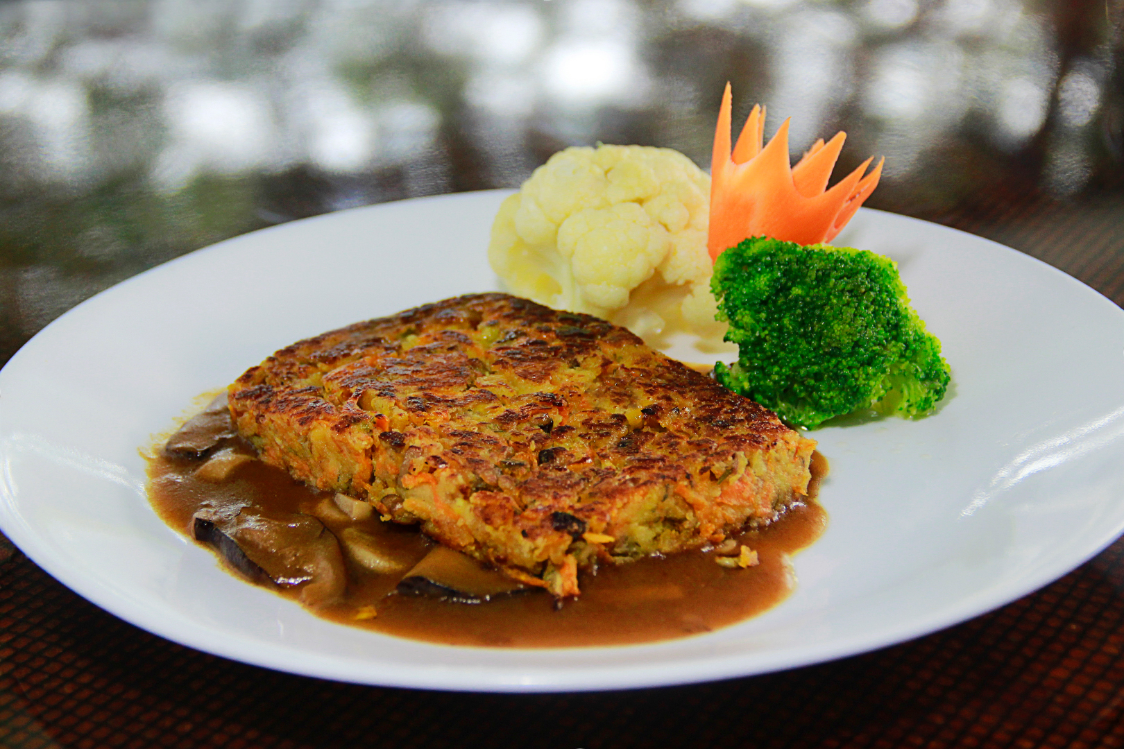 Vegan Salisbury Steak