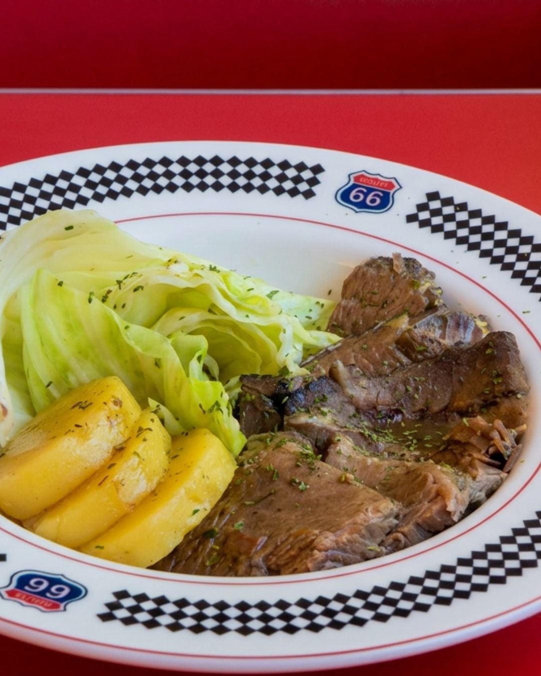 Homemade corned beef at Route 66