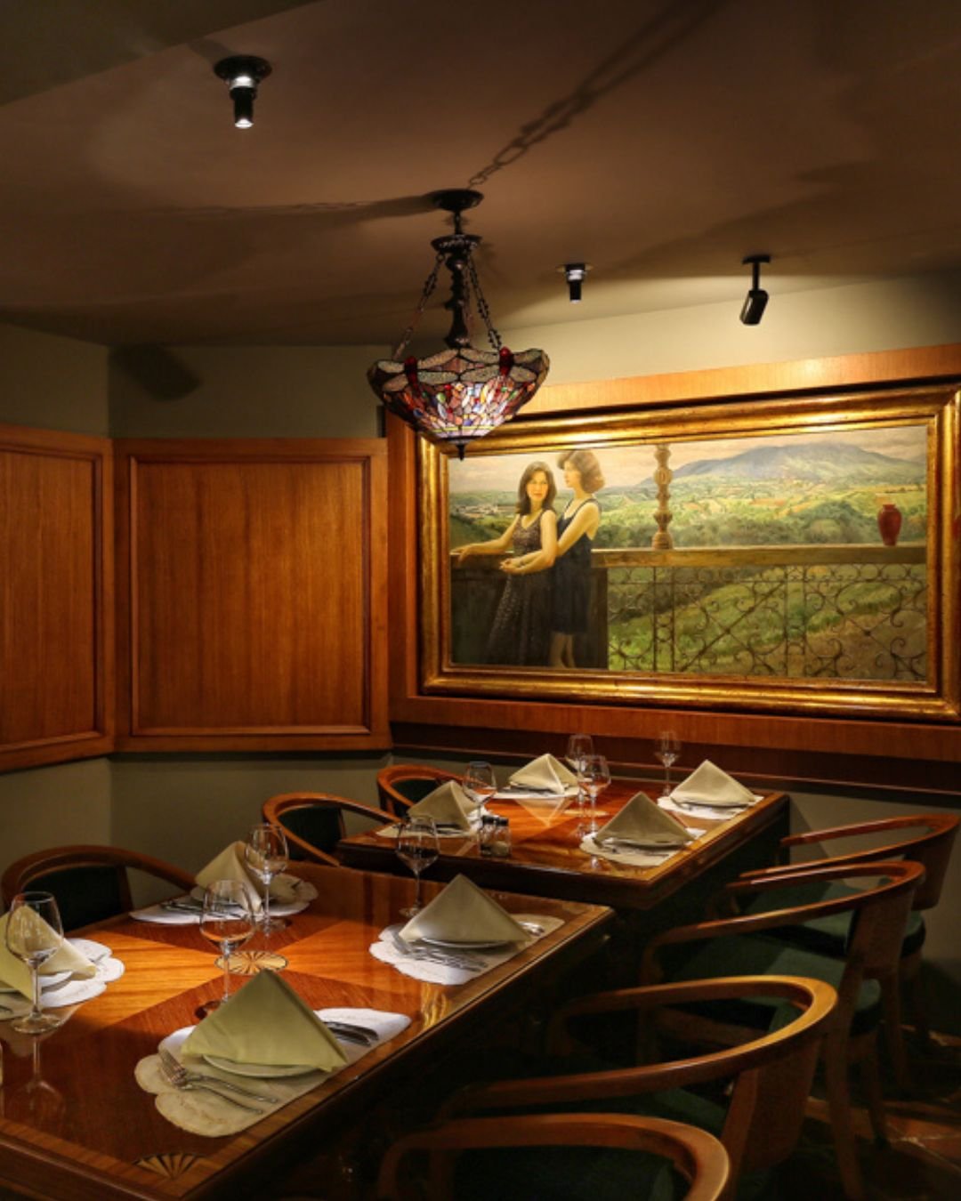 The fine-dining room