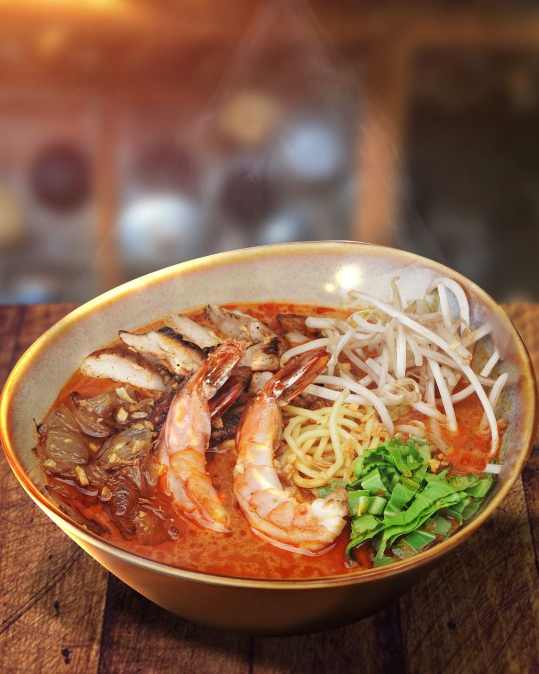 Malaysian noodle bowl