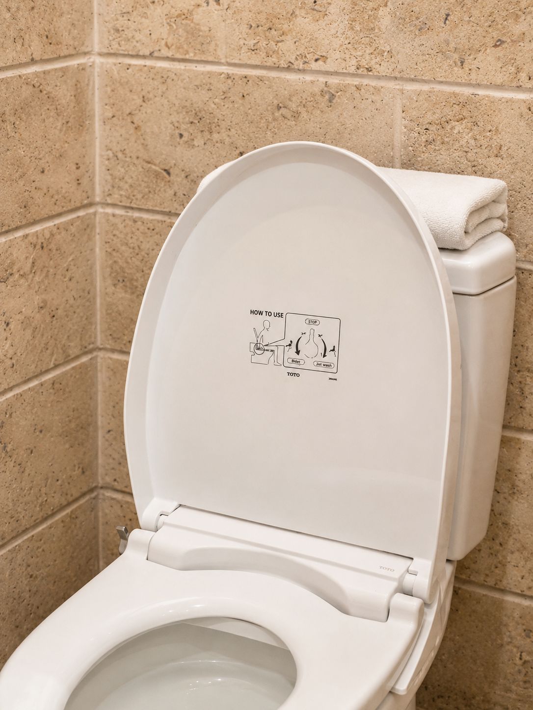 Washlet in the bathroom