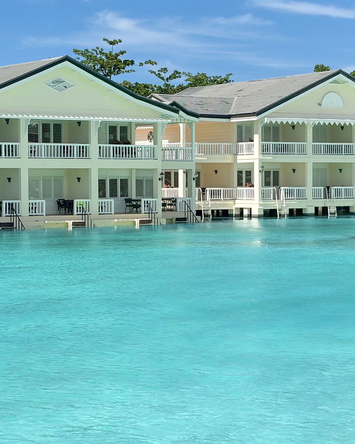 Water's Edge rooms over the lagoon