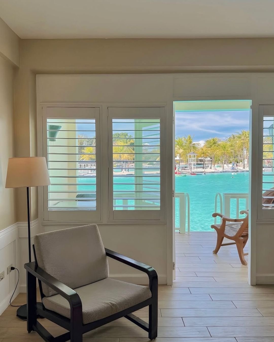 Water's Edge balcony over the lagoon