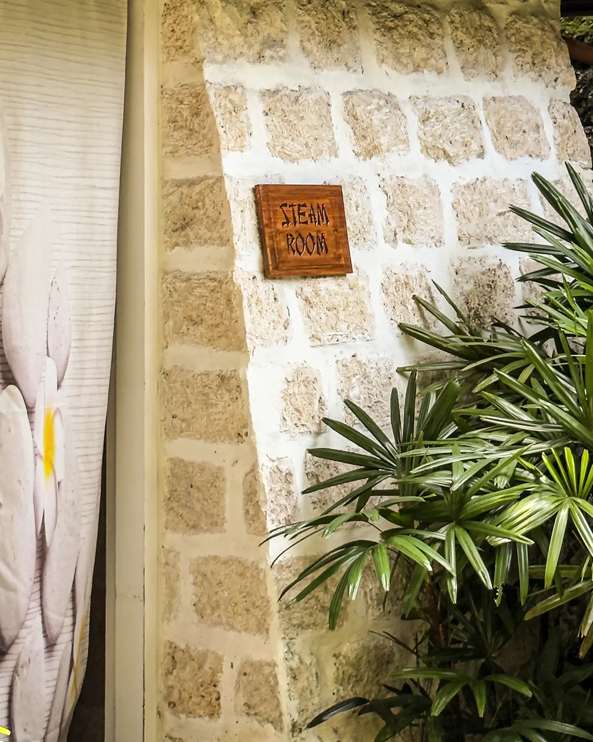 The steam bath sign