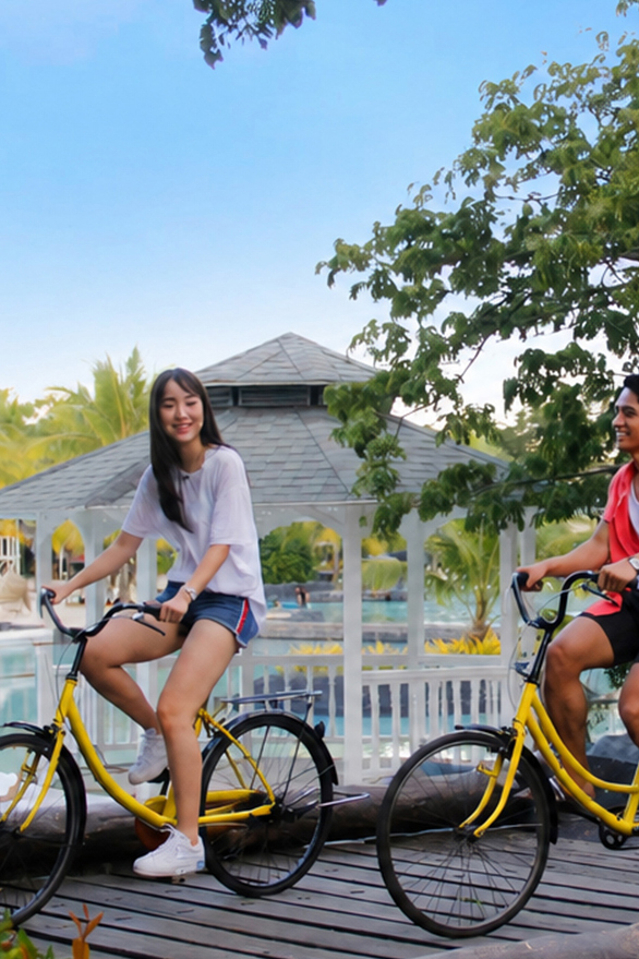Cycling at Plantation Bay Resort