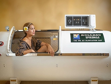Hyperbaric oxygen therapy at Mogambo Springs